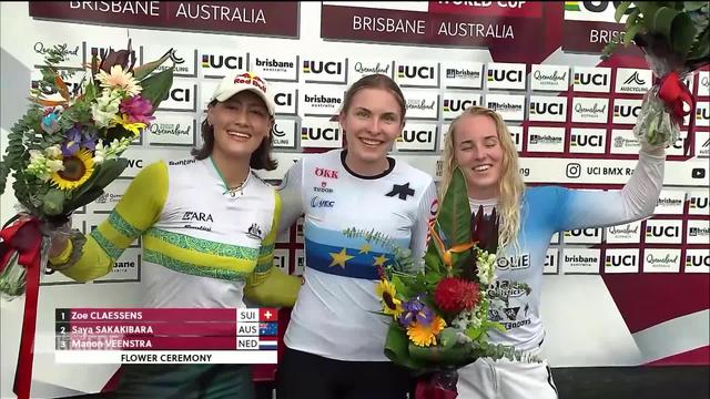 Coupe du monde de BMX: Zoe Claessens (SUI) déroche sa 3e victoire en carrière à Brisbane