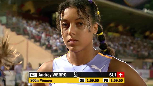 FR: Spécialiste du 800 mètres, Audrey Werro met tout en œuvre pour participer aux Jeux Olympiques de Paris cet été