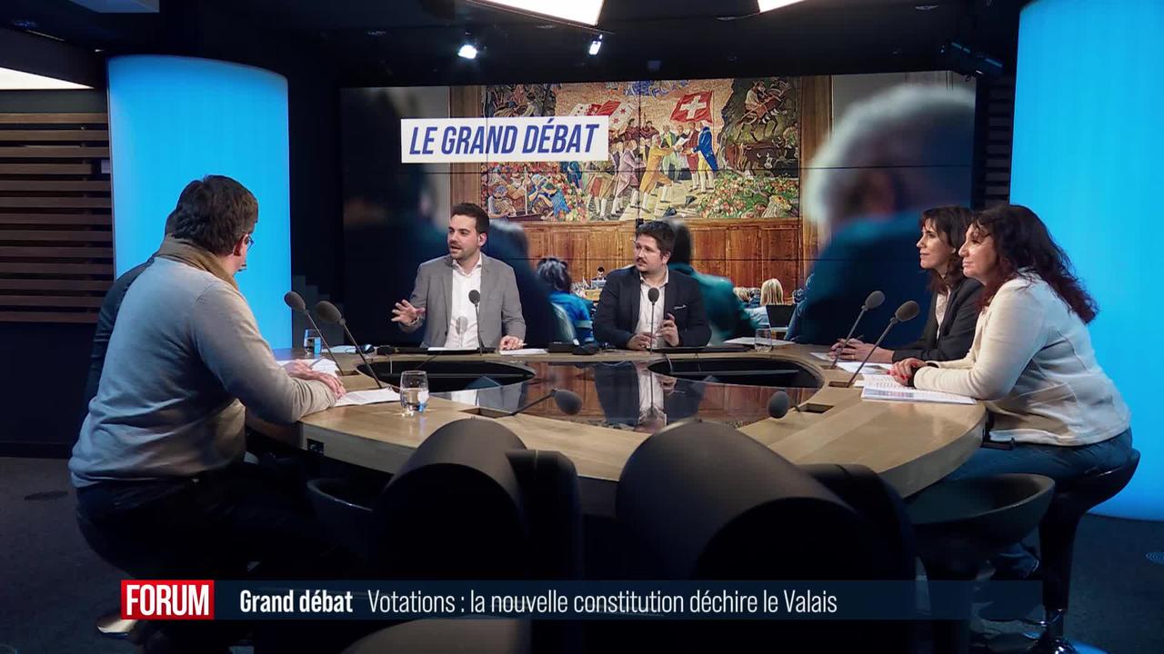 Grand débat (vidéo) - La nouvelle Constitution valaisanne au cœur d’un vote polarisé