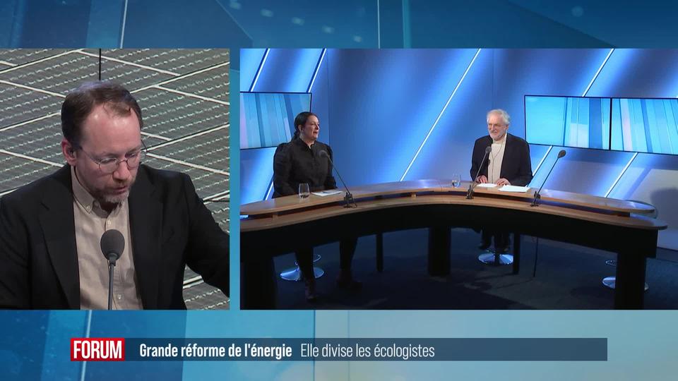 La réforme de l’énergie du Parlement combattue par un référendum écologiste: débat entre Philippe Roch et Delphine Klopfenstein (vidéo)