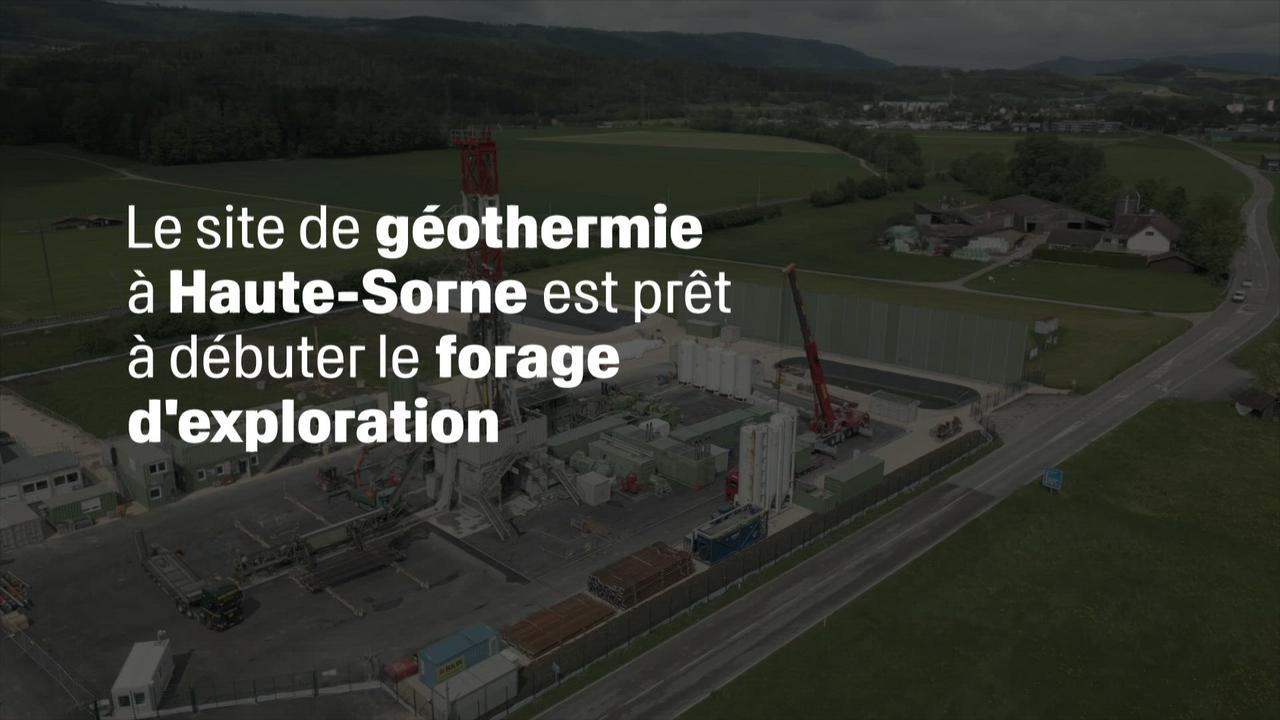 Le site de géothermie à Haute-Sorne (JU) est prêt à débuter le forage d'exploration