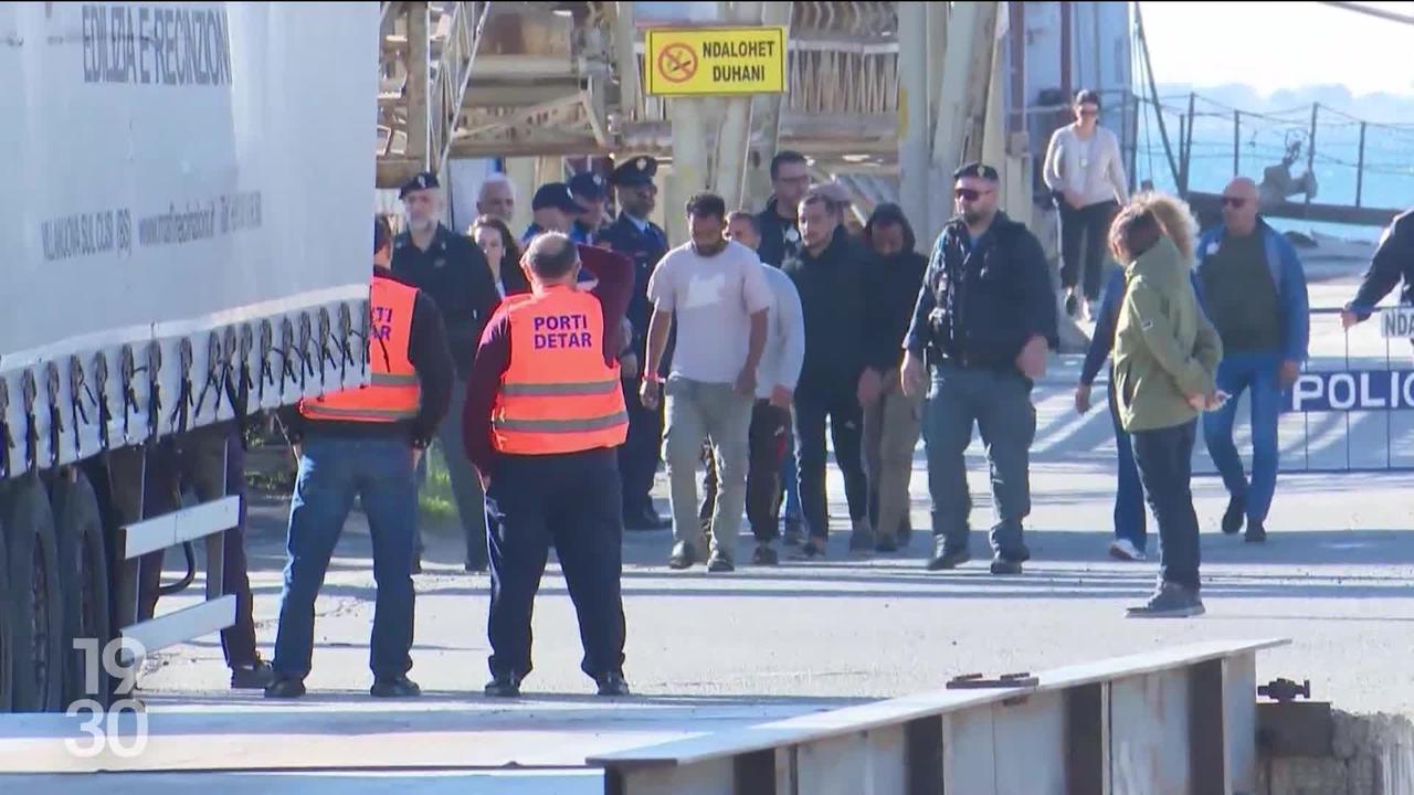 La justice italienne interdit le transfert de migrants en Albanie. 12 personnes sont raccompagnées à Bari