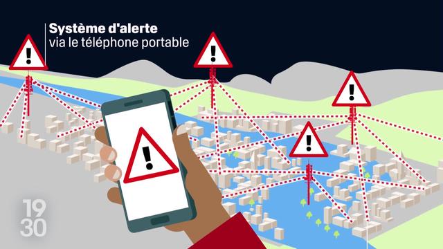 Après les intempéries qui ont eu lieu ces derniers jours en Suisse, la Confédération pourrait lancer un nouveau système d'alerte, qui sollicite les téléphones portables