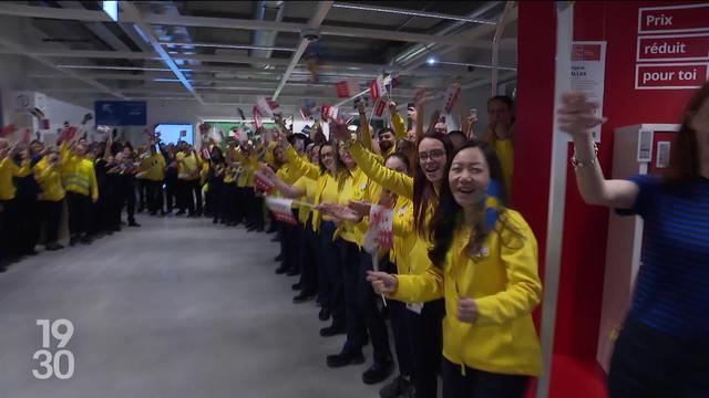 Ikea ouvre une enseigne à Riddes en Valais. Le premier magasin jaune et bleu en région de montagne