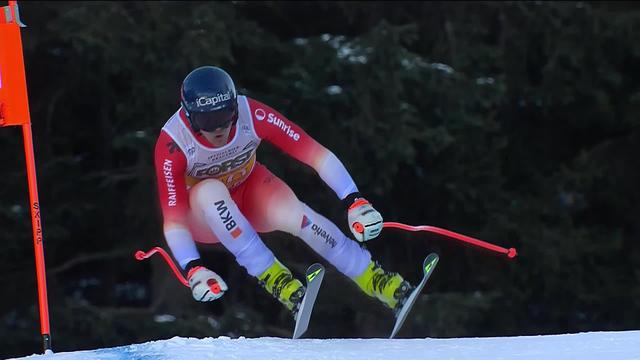 Val Gardena (ITA), descente messieurs: Stefan Rogentin (SUI) avec une bonne 8e place