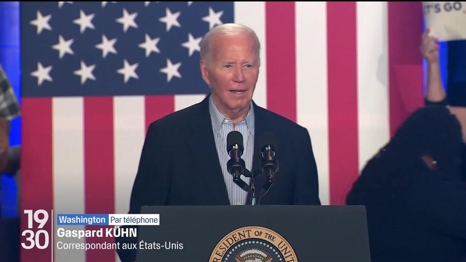 USA : Joe Biden se retire de la course à la présidence. Les précisions de Gaspard Kühn, correspondant aux États-Unis.