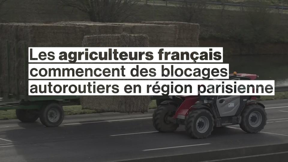 Mobilisation des agriculteurs en France