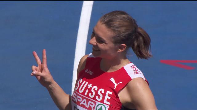 Rome (ITA), 100m, séries dames: Géraldine Frey (SUI) se qualifie pour les demi-finales en 11.25