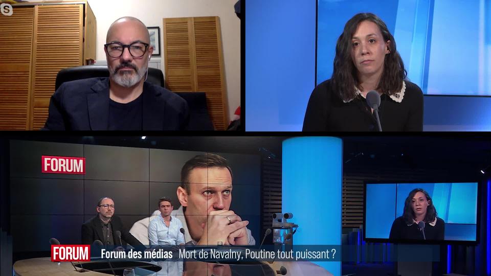 Forum des médias - La mort de Navalny rend-elle Poutine tout puissant?