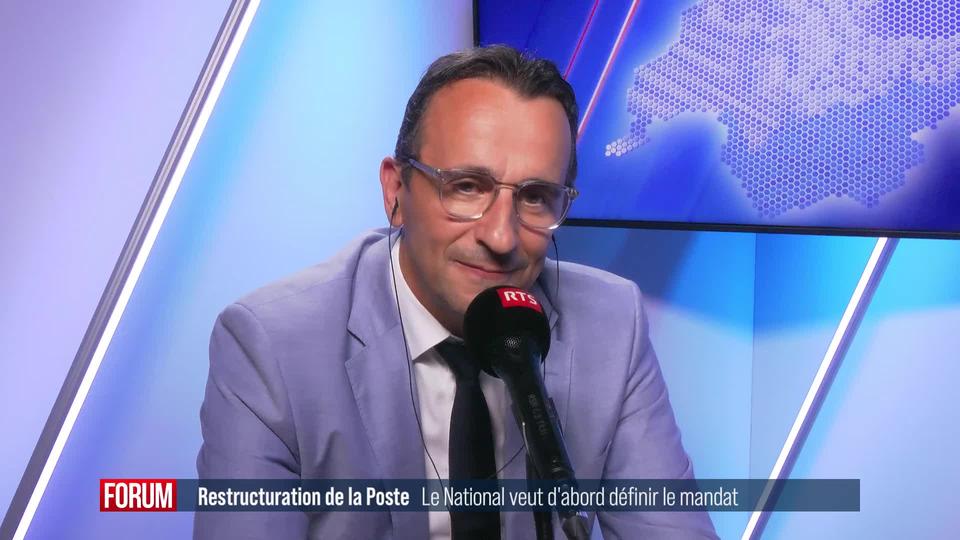 Le National veut redéfinir le mandat de La Poste avant toute restructuration: interview de Sidney Kamerzin