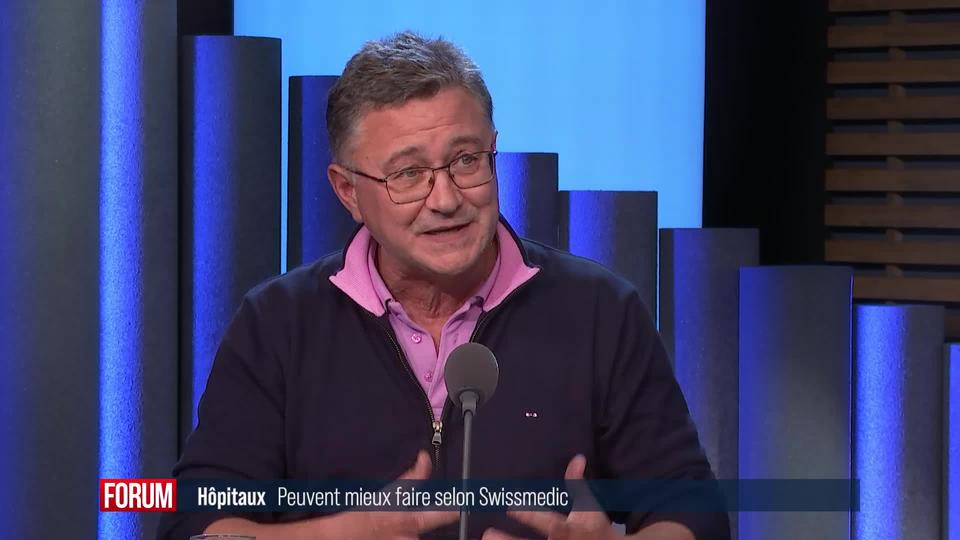 Les hôpitaux suisses peuvent mieux faire, selon Swissmedic: interview de Hervé Ney