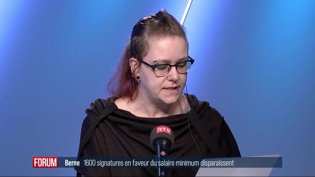 Disparition mystérieuse à Berne de signatures en faveur de l'initiative pour un salaire minimum