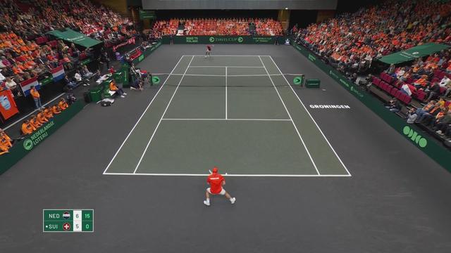 Coupe Davis, SUI-NED: Hüsler s'incline 7-6 7-6 contre Griekspoor