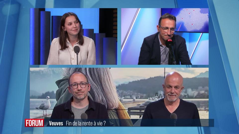 Supprimer les rentes à vie des veuves, est-ce injuste? Débat entre Pauline Blanc et Sydney Kamerzin (vidéo)