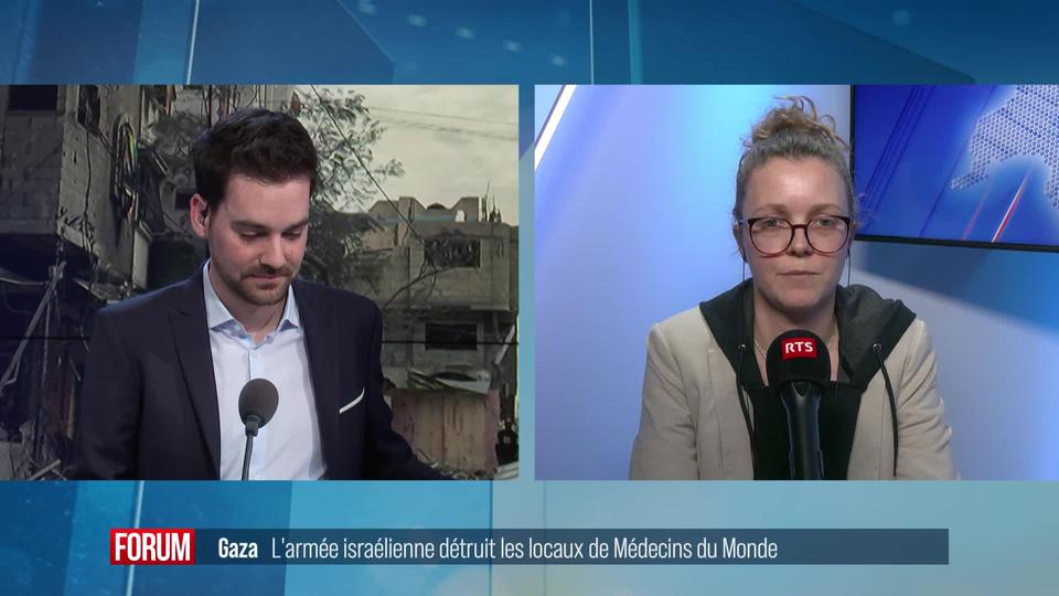 L'armée israélienne détruit les locaux de Médecins du Monde à Gaza: interview de Morgane Rousseau