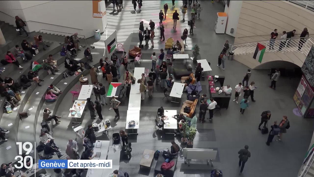 En soutien aux palestiniens, les mouvements de contestation se propagent dans les universités suisses