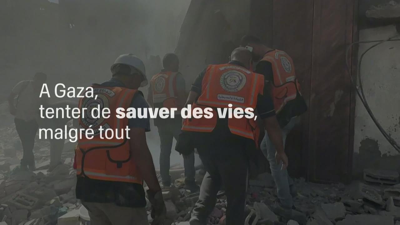 La défense civile de Gaza lutte depuis un an pour secourir les victimes