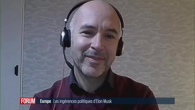 Elon Musk déclare son soutien à plusieurs partis européens d’extrême-droite: interview d’Olivier Lascar