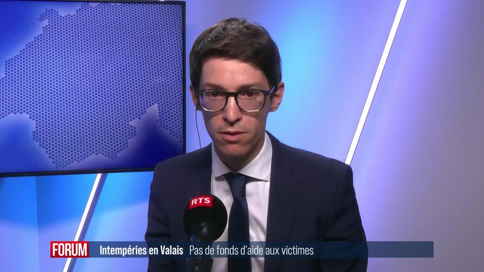 Quelles victimes des intempéries doivent être indemnisées par l’Etat valaisan? Débat entre Anne-Laure Secco et Nathan Bender