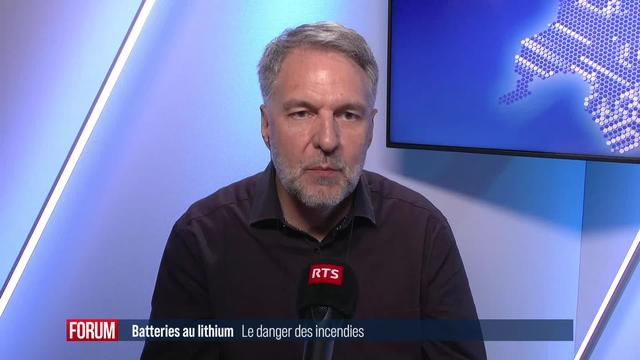 Les batteries au lithium à l’origine d’incendies: interview d’Emmanuel Maître