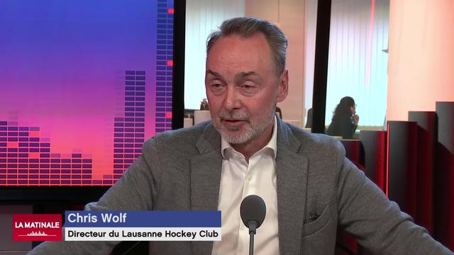 L'invité de La Matinale (vidéo) - Chris Wolf, directeur du Lausanne Hockey Club