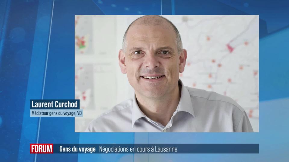 Gens du voyage bloqués sur l'autoroute à Lausanne: interview de Laurent Curchod