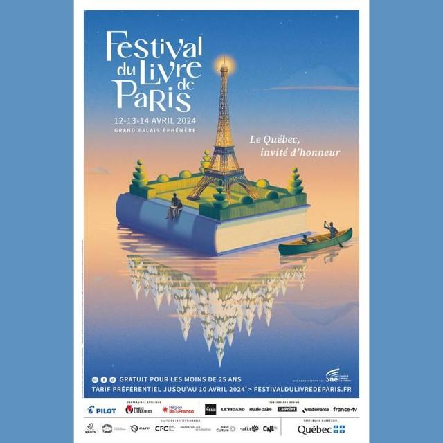 Festival du Livre du Paris [Design: Laurin / Meerloo - Illustration: Myriam Wares]