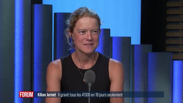 Killian Jornet a gravi les 82 sommets alpins de plus de 4000 mètres en 19 jours: interview de Maya Chollet (vidéo)