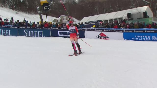 Killington (USA), slalom dames, 1re manche: Mélanie Meillard (SUI) à l’aise sur la neige américaine