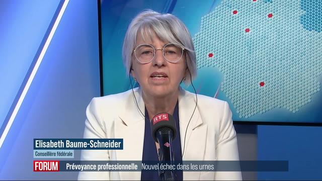 Quel enseignement tirer de l’échec de la réforme de la LPP? Interview d’Elisabeth Baume-Schneider-(vidéo)