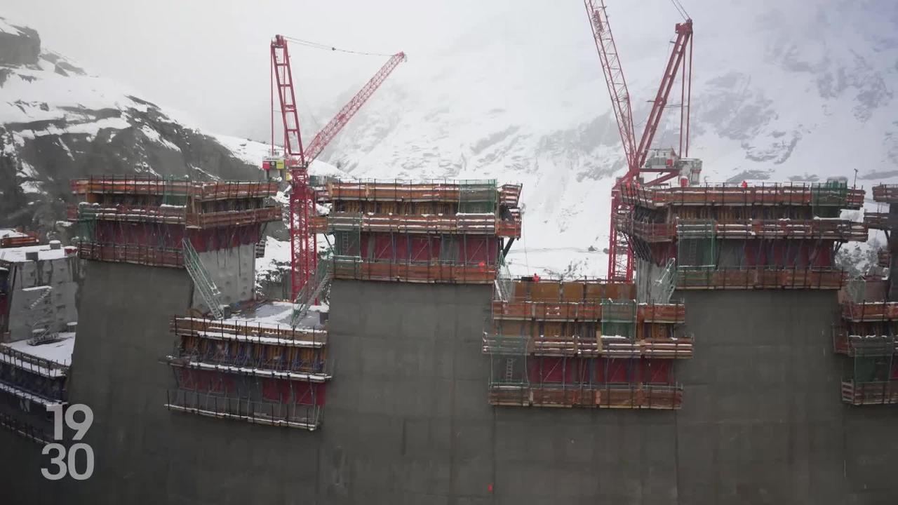 Un oui à la votation du 9 juin sur l'électricité pourrait accélérer de projet de surélévation du barrage du Grimsel