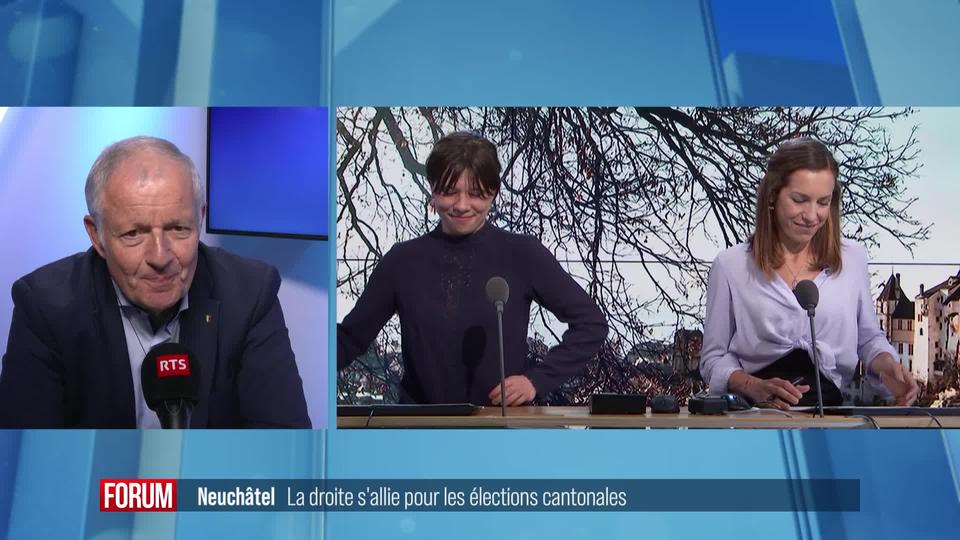 La droite s'allie pour les élections cantonales à Neuchâtel: interview de Francis Krähenbühl