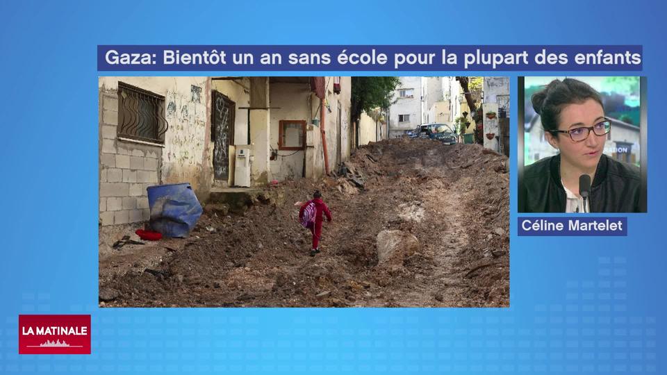 Les enfants palestiniens déplacés n'ont plus du tout accès à l'école à cause de la guerre à Gaza (vidéo)