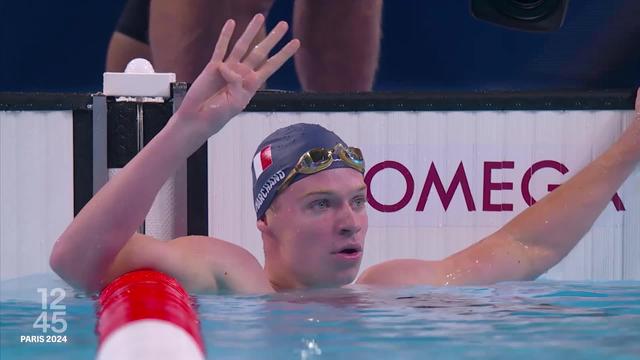 Le Français Léon Marchand a remporté son 4ème titre olympique en 4 épreuves individuelles de natation