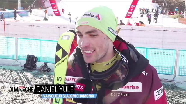 Ski alpin, Slalom de Chamonix: la réaction de Daniel Yule après sa folle remontée