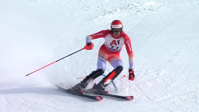 Gurgl (AUT), slalom messieurs, 1re manche: Ramon Zenhäusern (SUI) 30e et dernier qualifié pour la 2e manche