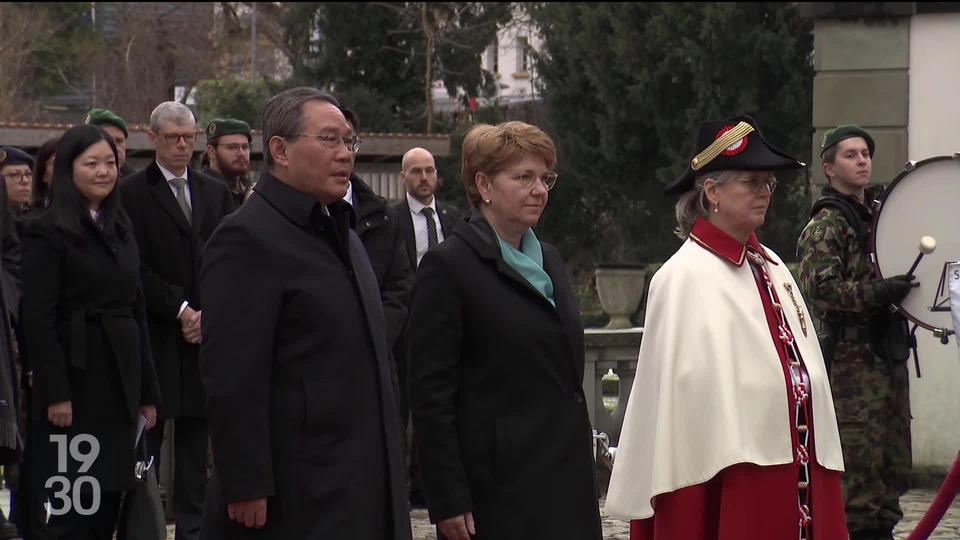 Peu avant le président ukrainien, Viola Amherd a reçu le Premier ministre chinois Li Qiang, numéro 2 du régime