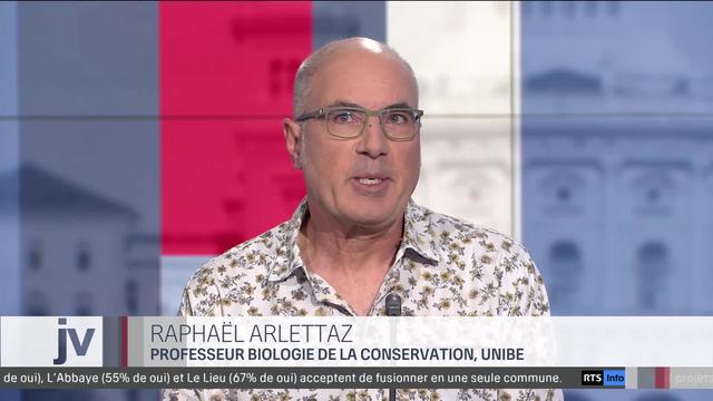 Raphaël Arlettaz, biologiste à l'Université de Berne: "On est dans une situation où on n'écoute pas assez la science, et tôt ou tard il y aura des retours de manivelle"