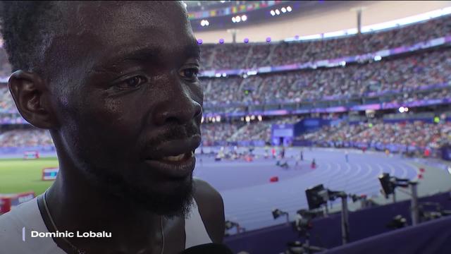 5000m, séries messieurs: l'interview de Dominic Lobalu (EOR) après sa chute