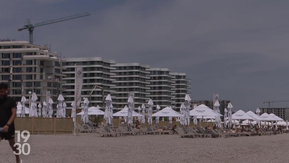 Découverte de la plage de Constanța, ville portuaire roumaine et principale porte de sortie des marchandises ukrainiennes