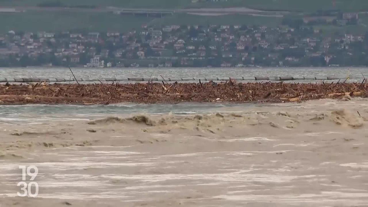 Suite aux inondations, plusieurs stations d'épuration valaisannes sont endommagées et les eaux usées se déversent directement dans le Rhône