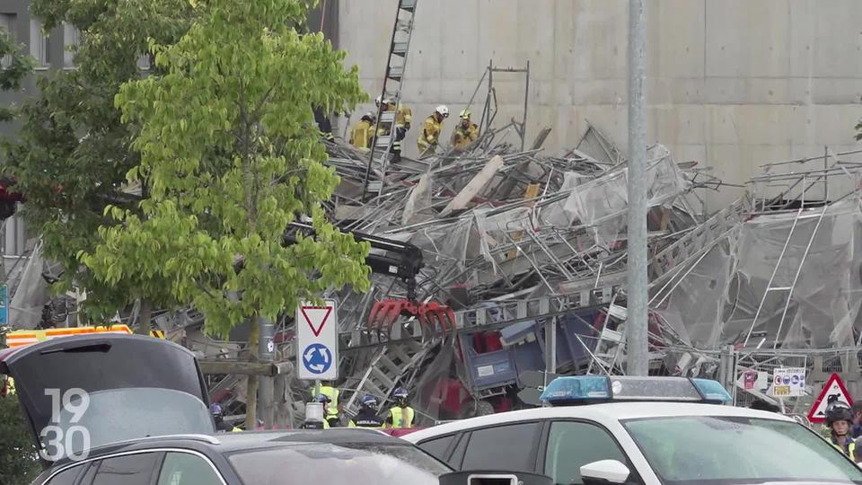 Vive émotion après l’effondrement d’un échafaudage sur un chantier de Prilly (VD), qui a coûté la vie à plusieurs personnes