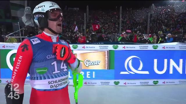 Le Vaudois Marc Rochat a pris la 4e place lors du slalom nocturne de Schladming après une belle remontée sur le second tracé