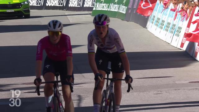 Sprint royal entre les deux meilleures cyclistes du monde lors de la grande étape de montagne du Tour de Romandie féminin