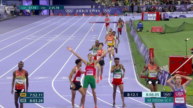 3000m steeple, finale: le Marocain Soufiane El Bakkali est médaillé d'or