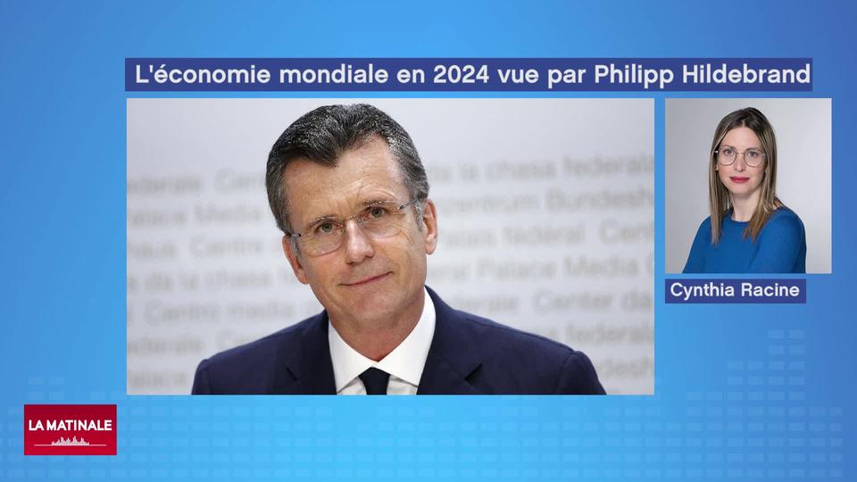 L’économie mondiale 2024 vue par Philipp Hildebrand à Davos