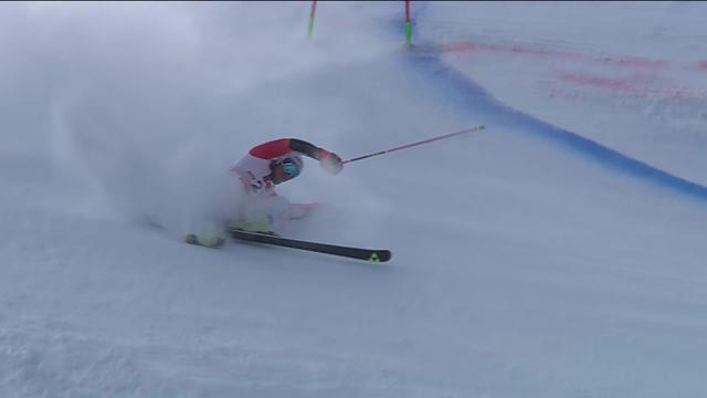 Sölden (AUT), géant messieurs, 2e manche: le malheureux Janutin (SUI) perd son ski