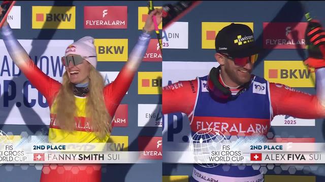 Ski cross, Coupe du monde: Fanny Smith et Alex Fiva (SUI) terminent 2e