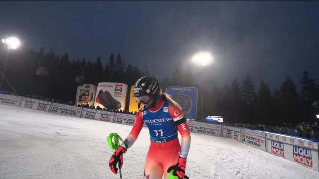 Levi (FIN), slalom dames, 2e manche: Camille Rast (SUI) signe une belle 5e place