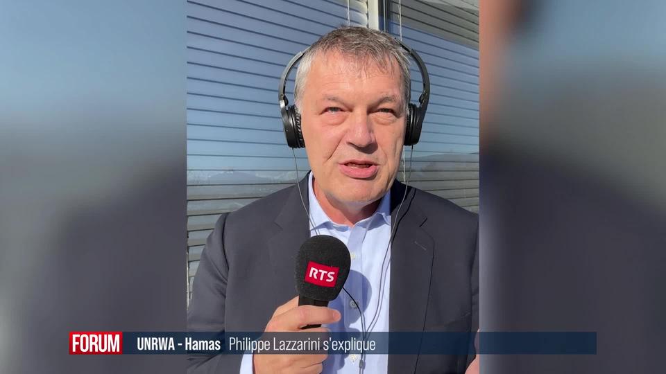 Accusations d’infiltration de l’UNWRA par le Hamas: interview de Philippe Lazzarini